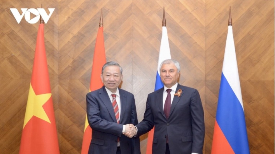 Party chief affirms Vietnam’s wish to deepen ties with Russia